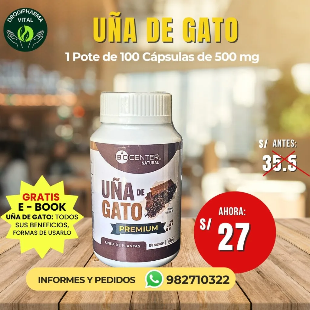 Uña de gato , Fitoterapia